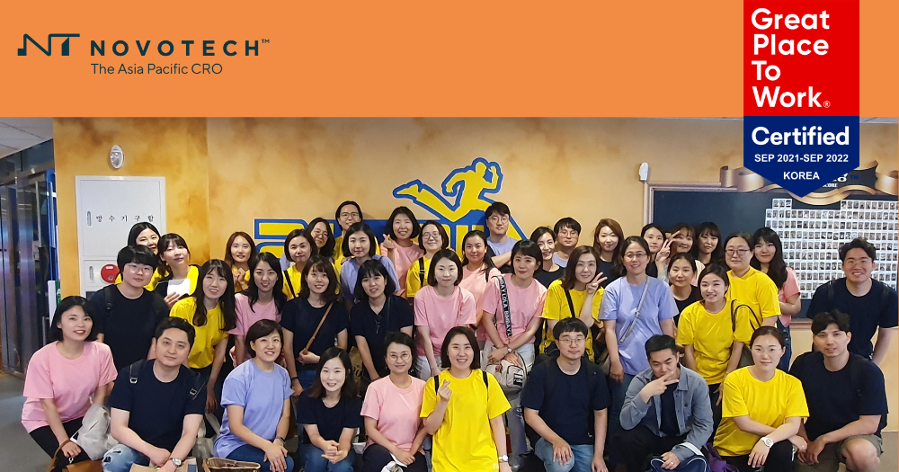 Novotech Korea Certified as a Great Workplace